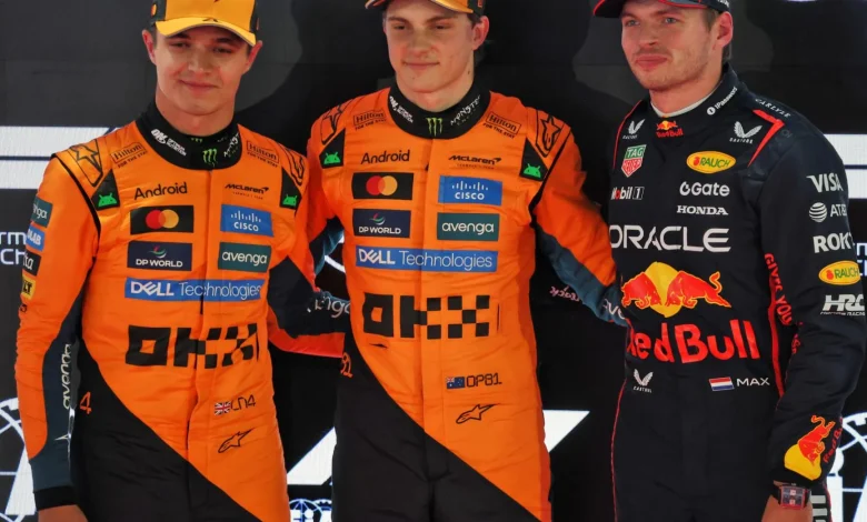 Adjusted 2025 F1 Qatar Grand Prix starting grid after penalty