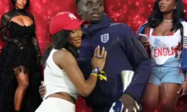 Arsenal star Bukayo Saka gets engaged to Tolami Benson in romantic proposal