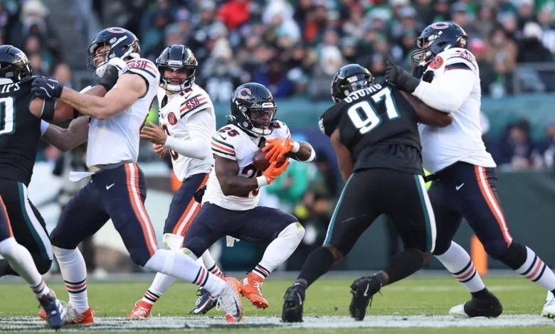 Ben Johnson loves smashmouth football. The Bears delivered to stun the Eagles