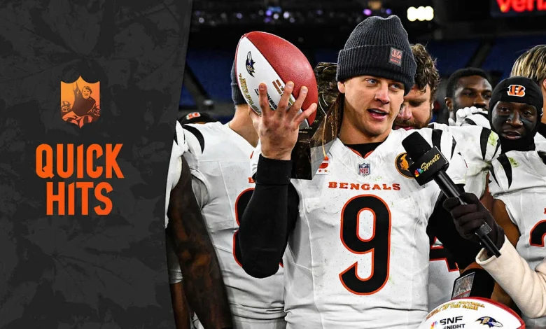 Bengals Postgame Quick Hits | Joe Burrow Returns In A Win: 'There's No Better Feeling Than That'