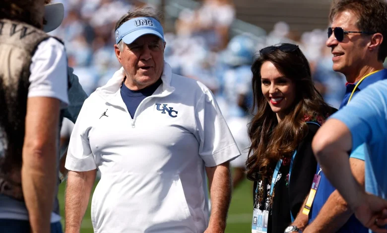 Bill Belichick evades question about Jordon Hudson's vow to sue Pablo Torre