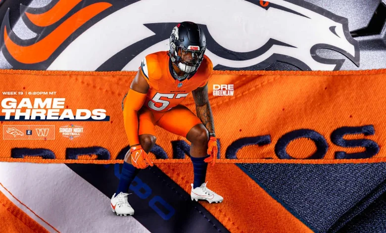 Broncos to wear Sunset Orange jerseys, pants vs. Commanders on ‘Sunday Night Football’
