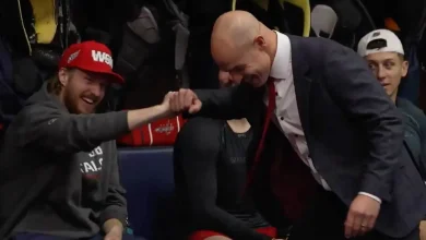 Capitals sing ‘We want you, baby’ at Spencer Carbery and Rasmus Sandin after beating Toronto Maple Leafs