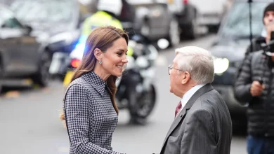Check her out! Kate Middleton is the epitome of chic in an Emilia Wickstead houndstooth dress for a London engagement