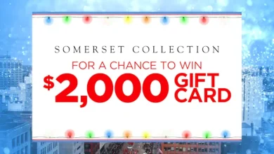 Enter to win $2,000 Somerset Collection gift card!