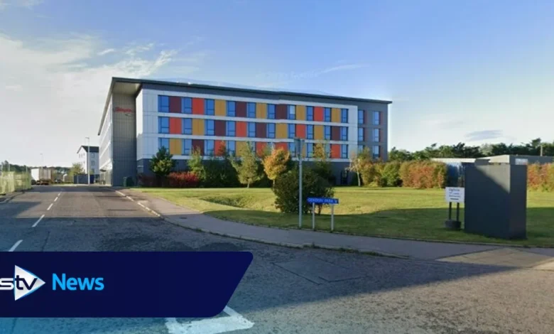 Four men charged after 'stabbing' at asylum seeker hotel in Aberdeenshire