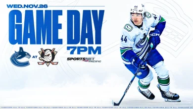 Game Notes: Canucks at Ducks
