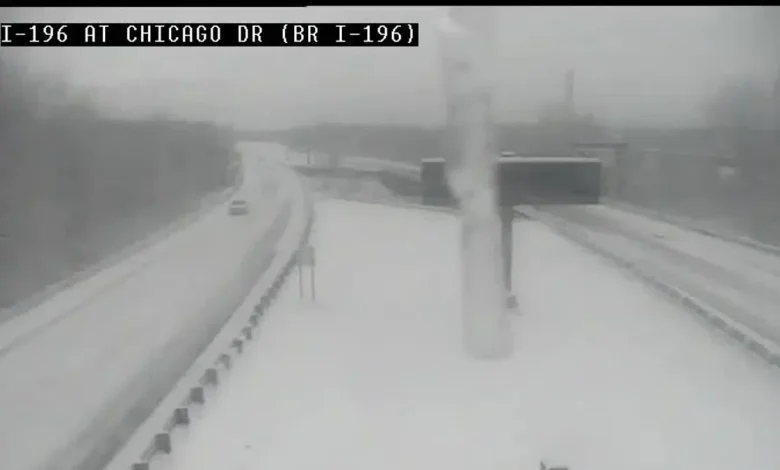 How much snow fell in Michigan: A foot of snow fell in some areas