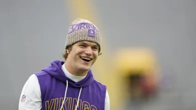 J.J. McCarthy has another limited practice