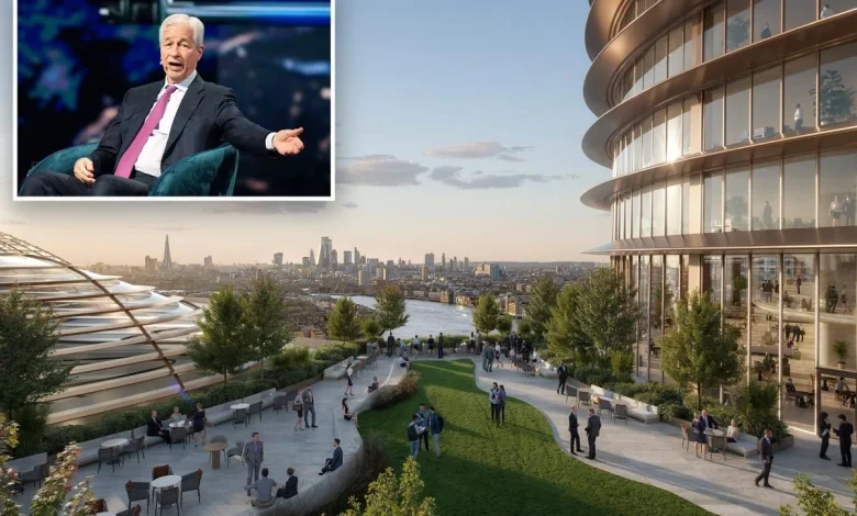 JPMorgan to build 3 million-square-foot, multibillion dollar tower in London's Canary Wharf