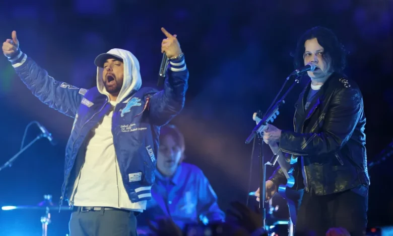 Jack White Delivers Searing Thanksgiving Day Halftime Show with Eminem