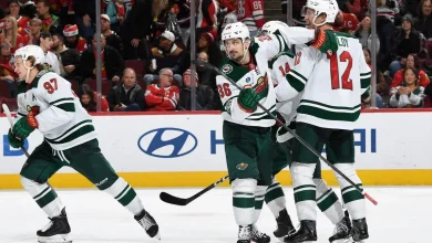 Kaprizov scores in overtime as the Wild beat the Blackhawks 4-3 for their 6th straight win