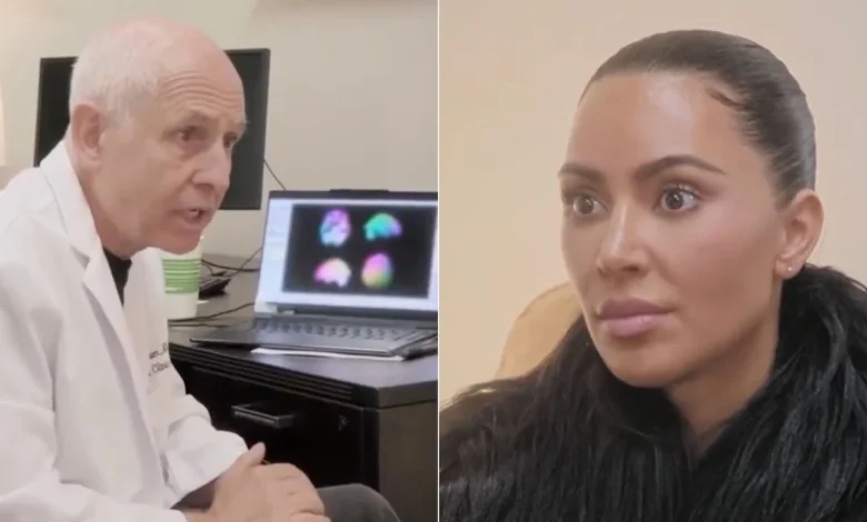 Kim Kardashian Shocked to Learn She Has "Low Activity" in Her Brain