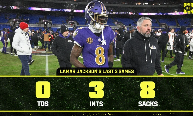 Lamar Jackson, Ravens Offense Ripped By NFL Fans for 5 Turnovers in Bengals Loss