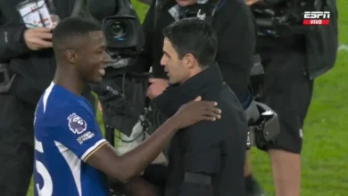 Lo que provocó el enojo de Mikel Arteta con Moisés Caicedo en el Chelsea vs Arsenal