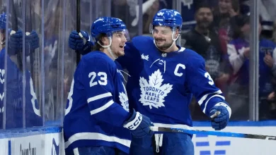 Maple Leafs' Matthews, Knies to return from injury vs. Blue Jackets