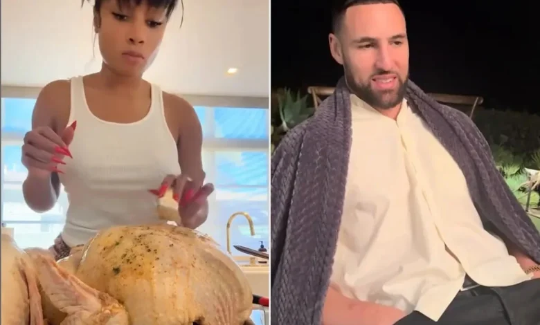 Megan Thee Stallion Cooks Thanksgiving Meal for Boyfriend Klay Thompson and His Family