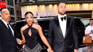 Megan Thee Stallion gives Thanksgiving surprise to boyfriend Klay Thompson in a heartfelt video | NBA News