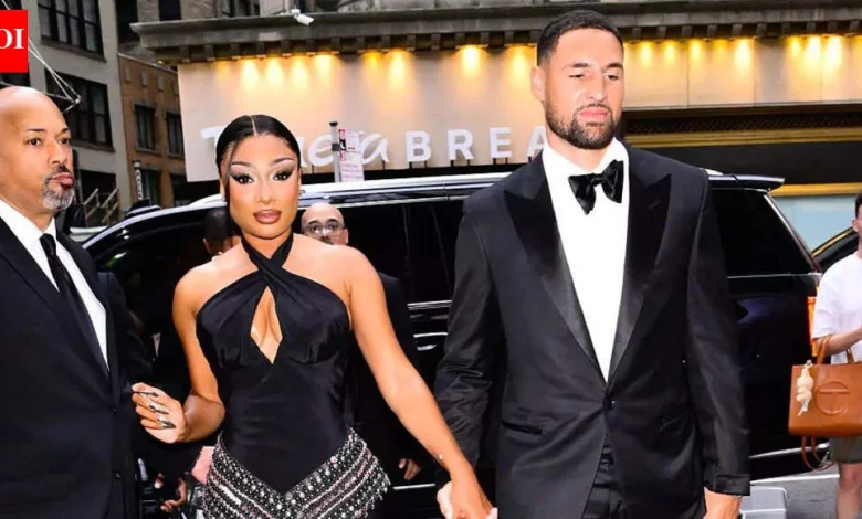 Megan Thee Stallion gives Thanksgiving surprise to boyfriend Klay Thompson in a heartfelt video | NBA News