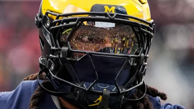 Michigan's Jaishawn Barham headbutts referee in game vs Ohio State