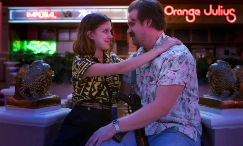 Millie Bobby Brown Says She Felt “Safe” With David Harbour While Filming STRANGER THINGS Season 5