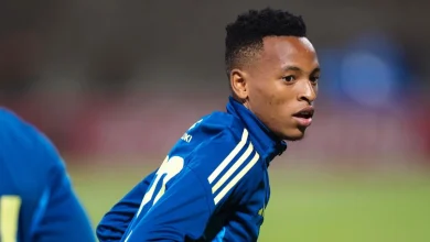 Mofokeng reacts after clinching Man of the Match in Pirates’ win