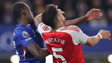 Piero Hincapie VAR verdict given after elbowing Chelsea star during Arsenal clash