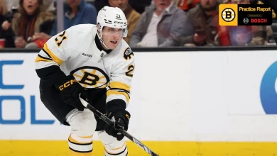 Practice Report: Steeves Embracing NHL Role, ‘Trying to Put my Best Foot Forward’ | Boston Bruins