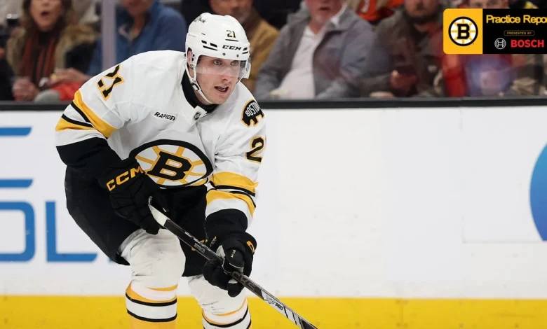Practice Report: Steeves Embracing NHL Role, ‘Trying to Put my Best Foot Forward’ | Boston Bruins