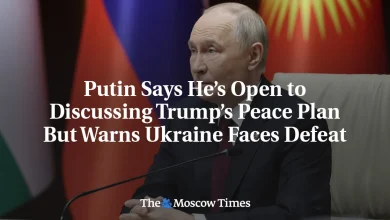 Putin Says He’s Open to Discussing Trump’s Peace Plan But Warns Ukraine Faces Defeat