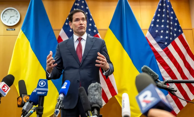 Rubio and Witkoff are meeting with Ukraine's negotiators in Florida as Trump pushes to broker a deal : NPR