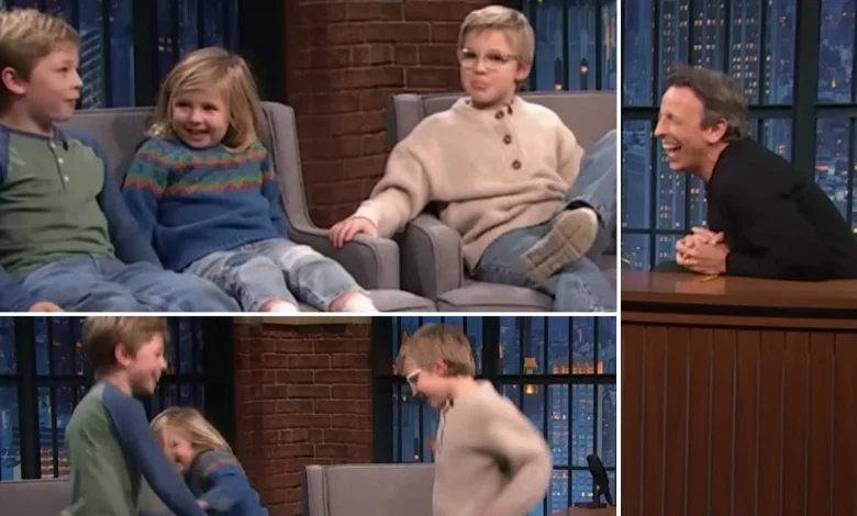 Seth Meyers Interviews His Three Kids for Adorable Thanksgiving Show Appearance
