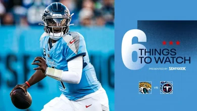 Six Things to Watch for the Titans in Sunday's Game vs the Jaguars