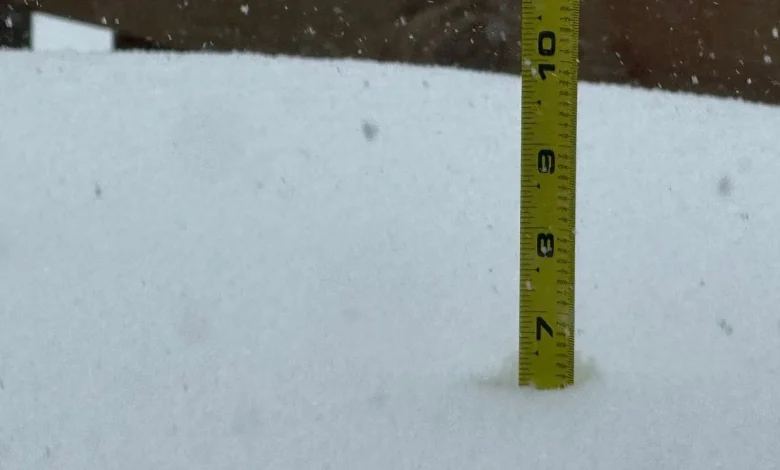 Snowfall reports from Saturday's snowstorm in eastern Iowa