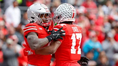 Sources: Ohio State WRs Smith, Tate set to play vs. Michigan
