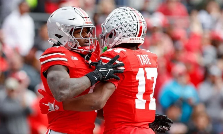 Sources: Ohio State WRs Smith, Tate set to play vs. Michigan