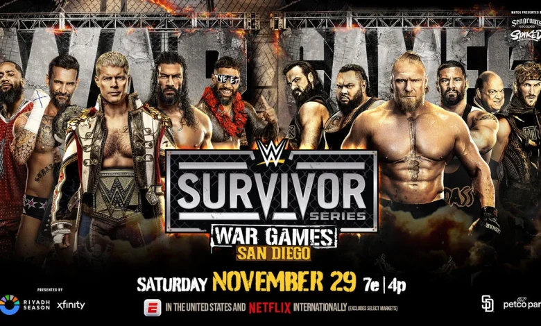 Survivor Series: WarGames Match Card, How to Watch, Previews, Start Time and More