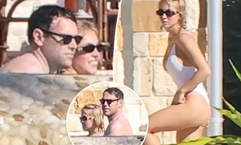 Sydney Sweeney cuddles up to Scooter Braun in pool of Florida home ahead of Thanksgiving