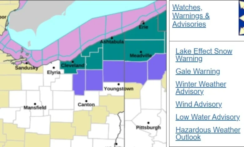 Thanksgiving travel forecast: Lake-effect snow hits Northeast Ohio with dangerous conditions