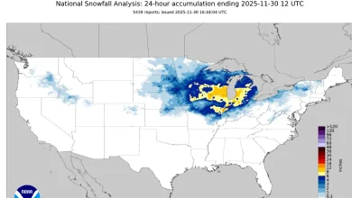 Who saw the most snow? Snowfall totals from Saturday’s storm