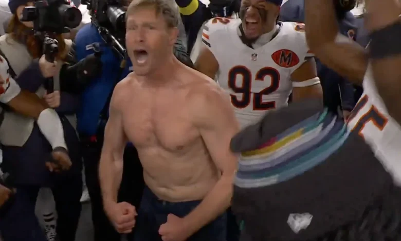 Wieners Circle Promised Free Hot Dogs If Bears Coach Ben Johnson Took Off His Shirt. He Did