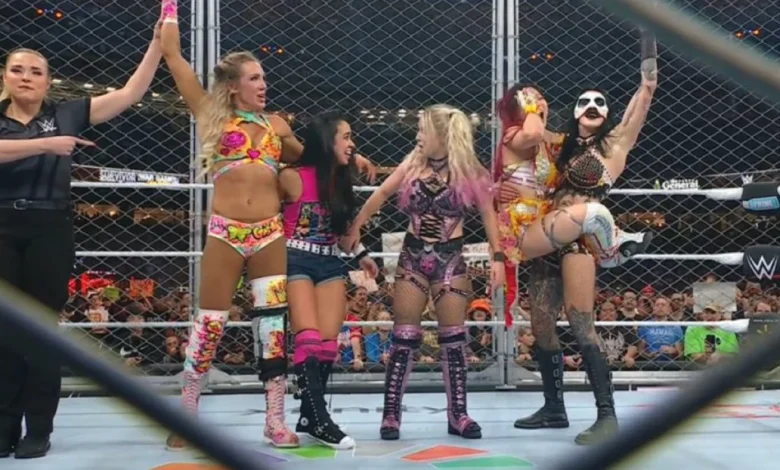 Women’s War Games WWE Survivor Series result: AJ Lee submits Becky Lynch