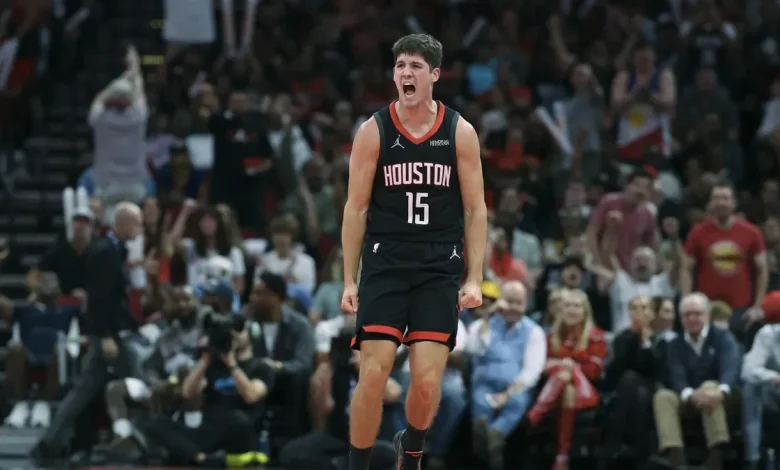 ‘Can flip a game’: Nuggets marvel at young Rockets guard Reed Sheppard