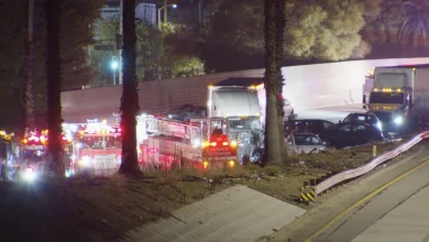1 dead, 10 injured in multi-car crash on 5 Freeway in Boyle Heights
