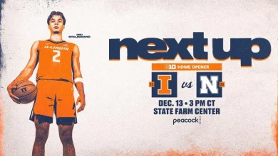 #13 Illinois Hosts #23 Nebraska Saturday at State Farm Center