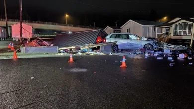 2 adults, 2 children taken to hospital after SUV slams into coffee shop