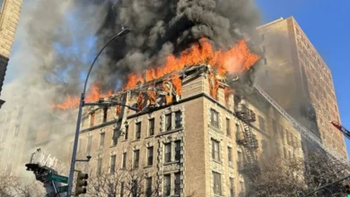 2 injured in 4-alarm fire burning through Upper West Side of Manhattan apartment building