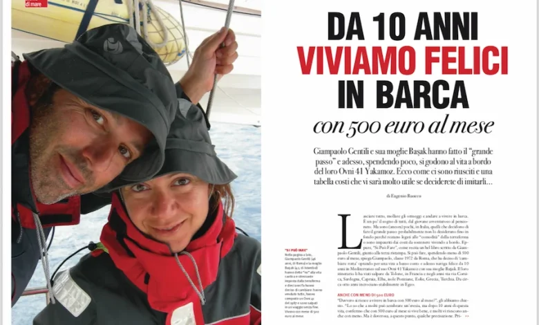 2018. Viviamo in barca da dieci anni e siamo felici