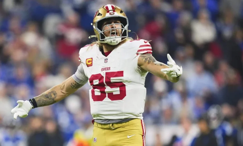 49ers GM John Lynch says George Kittle will be game-time decision Sunday