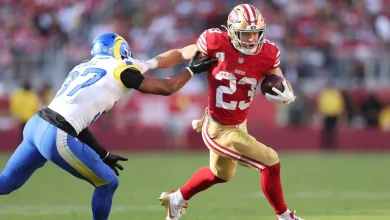 49ers RB McCaffrey added to injury report as questionable